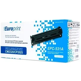 Картридж Europrint EPC-531A Cyan (Для HP CM2320/CP2025) фото