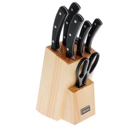 Набор из 5 кухонных ножей и блока для ножей с ножеточкой Helga Nadoba 723016 фото