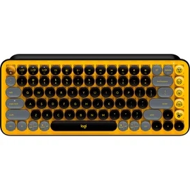 Клавиатура беспроводная USB/BT Logitech POP Keys, Yellow (920-010716) фото