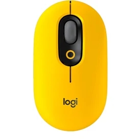 Мышка беспроводная USB/BT Logitech POP Mouse, Yellow (910-006546) фото