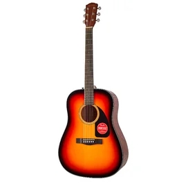 Fender CD-60 Dread V3 DS Sunburst WN Акустикалық гитарасы фото