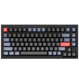 Игровая клавиатура Keychron Q1-M2 TKL, RGB, Hot-Swap - Gateron G Pro Blue, Carbon Black фото
