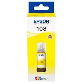 Картридж Epson 108 EcoTank Yellow (Для L8050/18050) СНПЧ фото