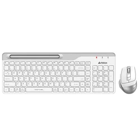 Клавиатура + Мышка беспроводные USB A4tech FB2535C, White фото