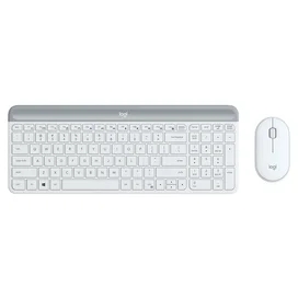 Клавиатура + Мышка беспроводные USB Logitech MK470 Slim, Offwhite фото