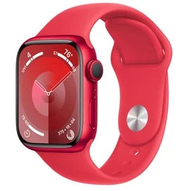 Смарт Часы Apple Watch Series 9, 41mm (PRODUCT)RED Aluminium Case with (PRODUCT)RED Sport Band - M/L фото