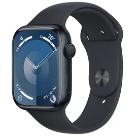 Смарт Часы Apple Watch Series 9, 45mm Midnight Aluminium Case with Midnight Sport Band - S/M (MR993) фото