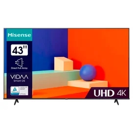 Телевизор Hisense 43" 43A6K UHD Smart Black фото