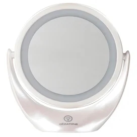 Gezatone, Косметическое настольное зеркало с подсветкой и 5 кратным увеличением, LM110 фото