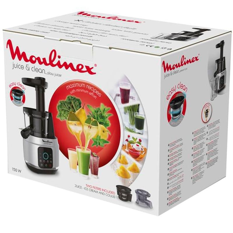 Соковыжималка прессовая Moulinex Juice & Clean ZU-420E10 - фото #10