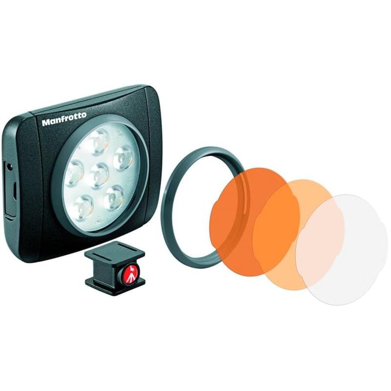 Подсветка MANFROTTO LED Lumimuse с 6 диодами, черный (MLUMIEART-BK) - фото #0