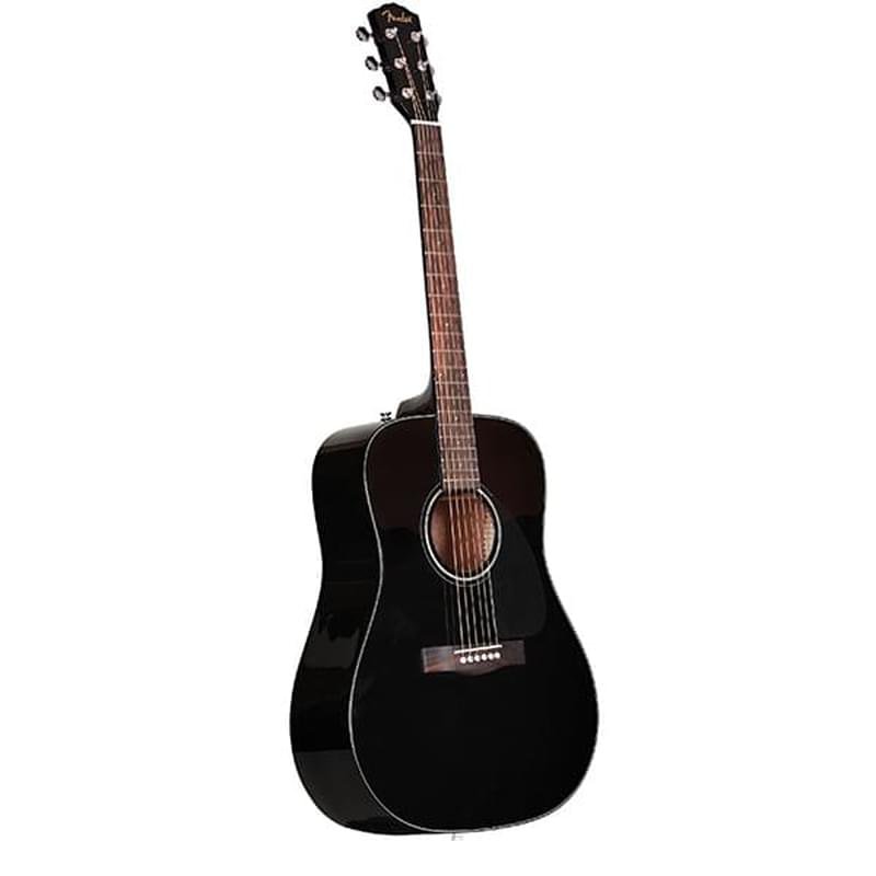 Акустическая гитара Fender CD-60 Dread V3 DS Black WN - фото #1
