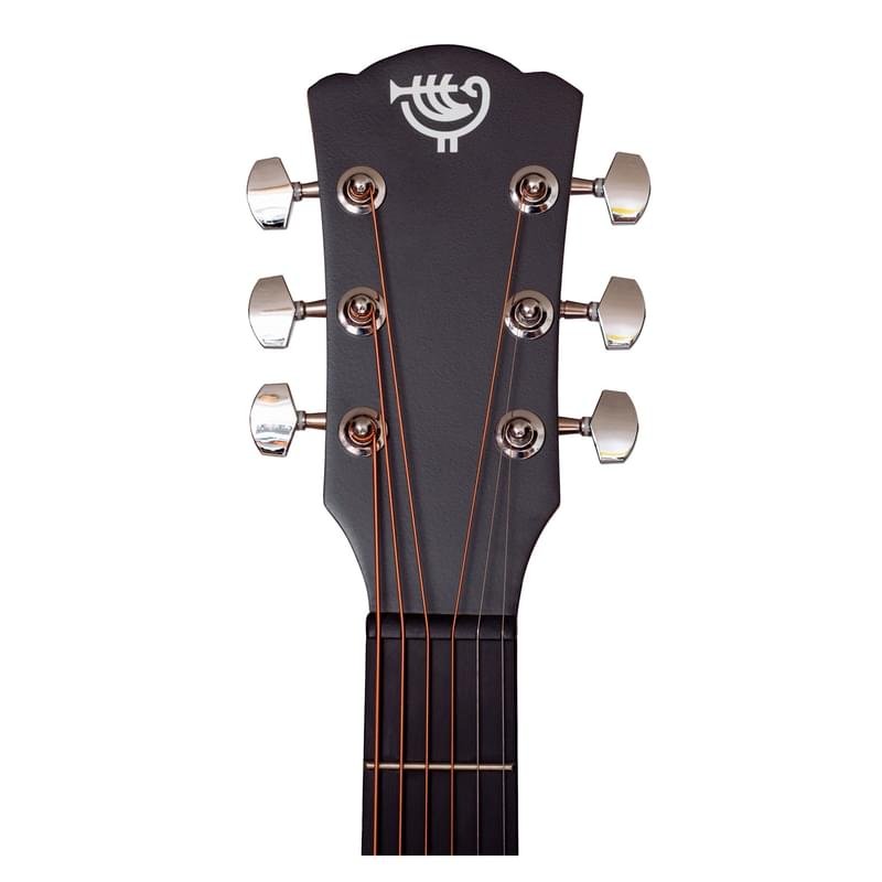 Акустическая гитара ROCKDALE Aurora D1 C BK, дредноут с вырезом, прозрачный черный, матовое покрыт. - фото #4