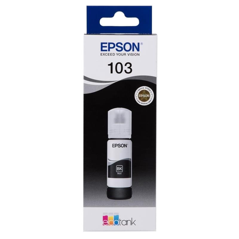 Картридж Epson 103 EcoTank Black (Для L3100/3101/3110/3150/3151) СНПЧ - фото #1