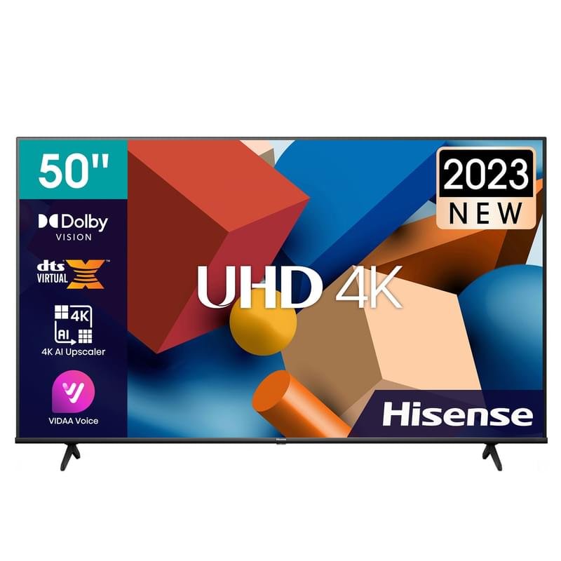 Телевизор Hisense 50" 50A6K UHD Smart Black - фото #0