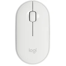 Сымсыз тінтуір USB/BT Logitech Pebble M350, White фото