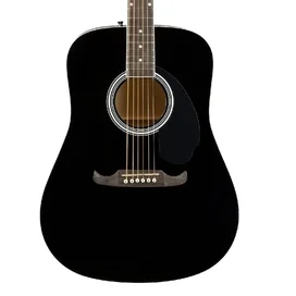 Fender FA-125 DREADNOUGHT BLACK Акустикалық гитарасы фото #2
