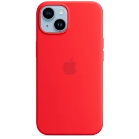 iPhone 14, Silicone Case with MagSafe, (PRODUCT)RED (MPRW3ZM/A) арналған тысқабы фото
