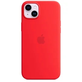iPhone 14 Plus, Silicone Case with MagSafe, (PRODUCT)RED (MPT63ZM/A) арналған тысқабы фото #1