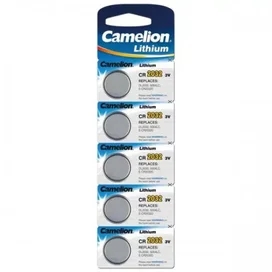 Camelion Lithium Battery CR2032 (CR2032-BP5) Батареясы 5 дн фото