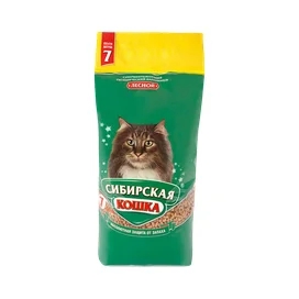 Наполнитель Сибирская кошка Лесной 7 л фото