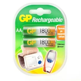 AA GP Rechargeable 2х1800mAh аккумуляторы фото
