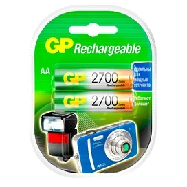 AA GP Rechargeable 2х2700mAh аккумуляторы фото