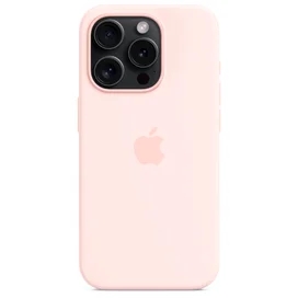 Чехол для iPhone 15 Pro, Silicone Case with MagSafe, Light Pink (MT1F3ZM/A) фото #3