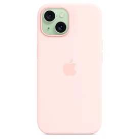 Чехол для iPhone 15, Silicone Case with MagSafe, Light Pink (MT0U3ZM/A) фото #3