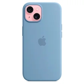 Чехол для iPhone 15, Silicone Case with MagSafe, Winter Blue (MT0Y3ZM/A) фото #1