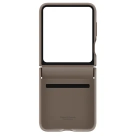 Samsung Galaxy Z FLip5 Eco-Leather Cover қабы, Etoupe (EF-VF731PAEGRU) фото #3