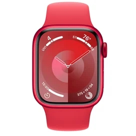 Смарт Часы Apple Watch Series 9, 41mm (PRODUCT)RED Aluminium Case with (PRODUCT)RED Sport Band - M/L фото #1