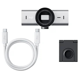 Web Камера Logitech MX Brio 4K, UHD, Pale Grey (960-001554) фото #4
