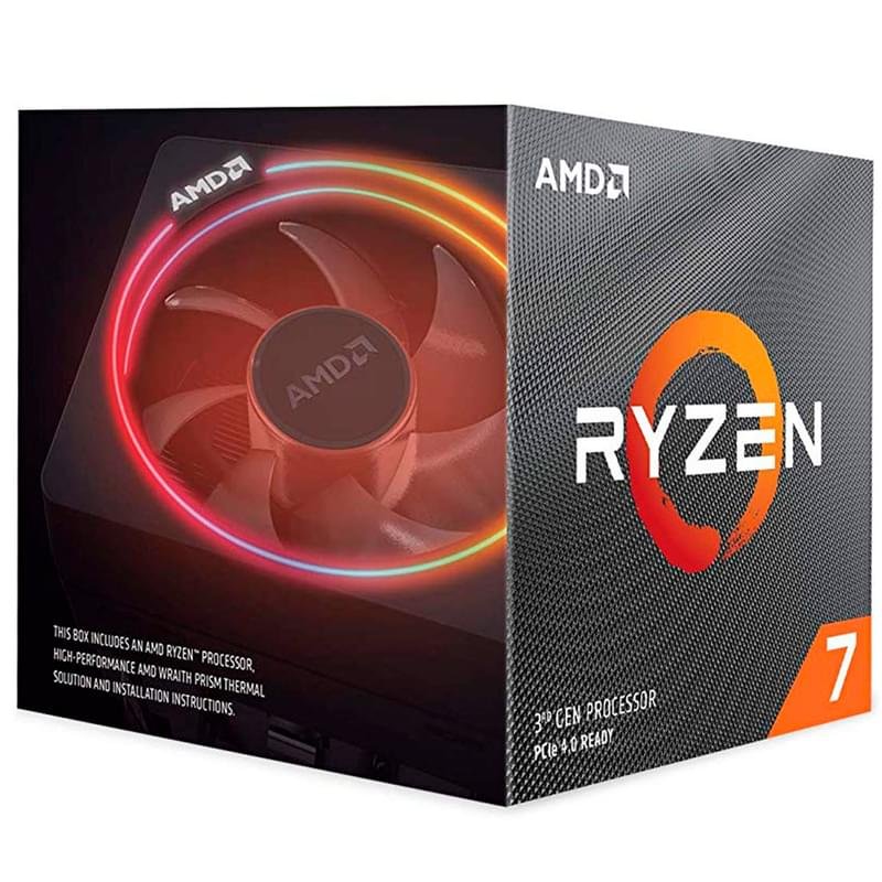 Процессор AMD Ryzen 7 3800X (C8/T16,32M Cache, 3.9 up to 4.5GHz) AM4 BOX - фото #0
