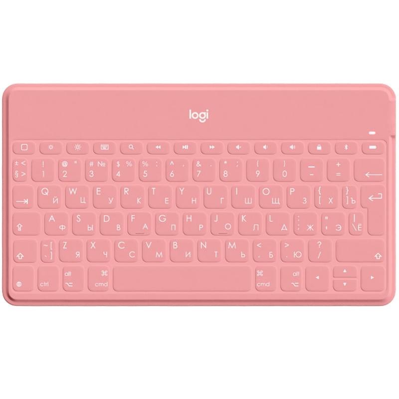 Клавиатура беспроводная USB/BT Logitech Keys-To-Go, Pink (920-010122) - фото #0