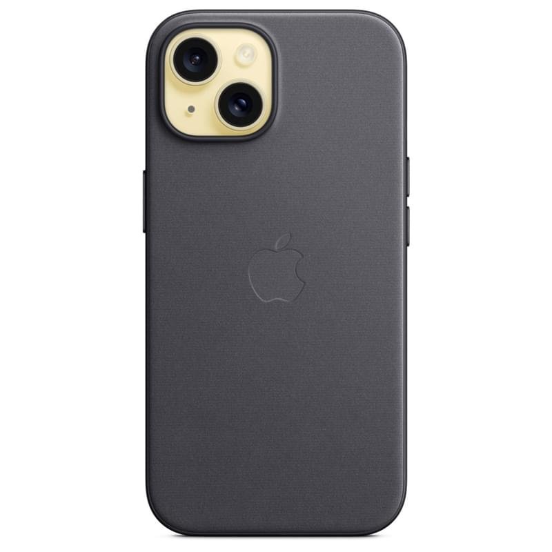 Чехол для iPhone 15 FineWoven Case with MagSafe, Black (MT393ZM/A) - фото #2