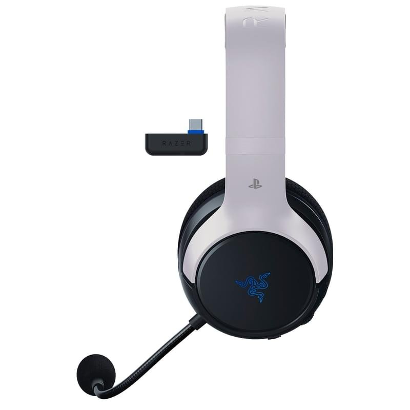Игровая гарнитура беспроводная Razer Kaira HyperSpeed for PlayStation, White (RZ04-03980200-R3G1) - фото #3