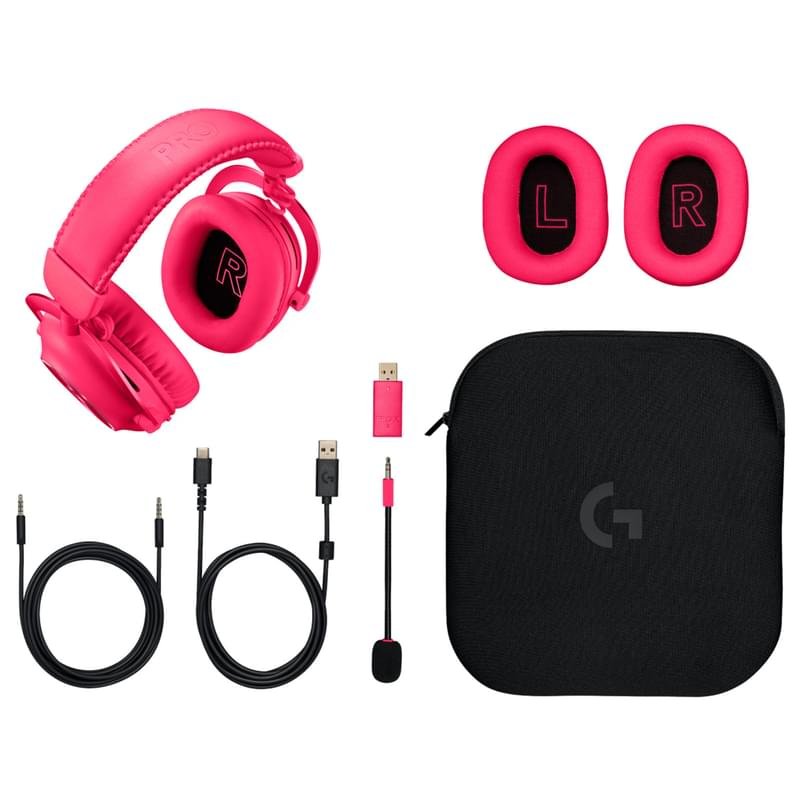 Logitech G Pro X 2 Lightspeed Wireless сымсыз ойын гарнитурасы, Pink(981-001275) - фото #5
