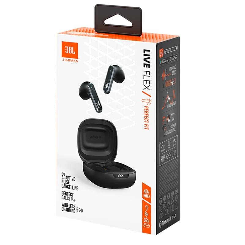 Наушники вставные JBL Live Flex TWS Bluetooth Headphones Black - фото #9