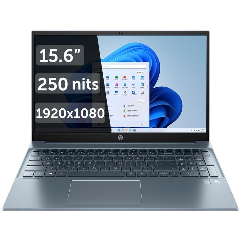 Ноутбук HP Pavilion 15-eh3060ci Ryzen 7 7730U / 16ГБ / 512SSD / 15.6 / Win11 / (A14WKEA) - фото #0