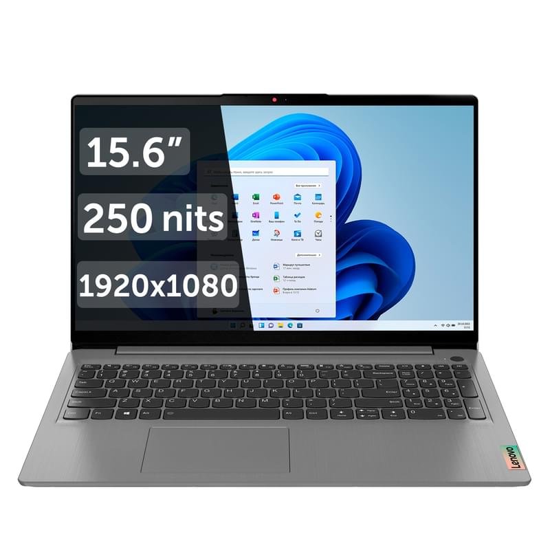 Ноутбук Lenovo IdeaPad 3 Ryzen 5 5500U / 8ГБ / 1000HDD / 15.6 / Win11 / (82KU01S4RK) - фото #0
