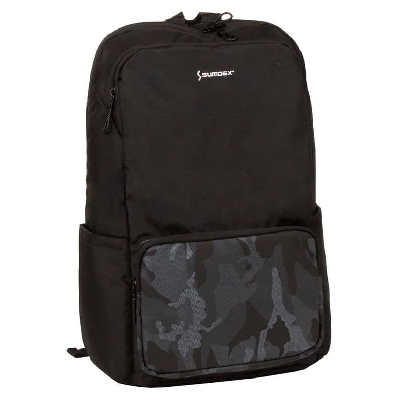 Рюкзак для ноутбука 15.6" Sumdex PON-282, Black, полиэстер (PON-282BL) - фото #0
