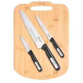 Набор из 3 кухонных ножей и разделочной доски Bayoneta Rondell RD-1569 фото
