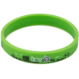 Силиконовый браслет Technodom "Eco City", Green/Black (Bracelets_Eco3) фото