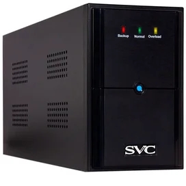 ИБП SVC, 1200VA/720W, AVR:165-275В, 3 Schuko, Black (V-1200-L) фото
