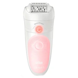 Эпилятор Braun Silk-épil 5 5-516, сухая/влажная эпиляция, подсветка SmartLight, розовый фото