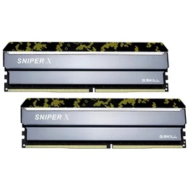 Оперативная память DDR4 DIMM 32GB(16GBx2)/3600MHz G.SKILL Sniper X Silver (F4-3600C19D-32GSXKB) фото