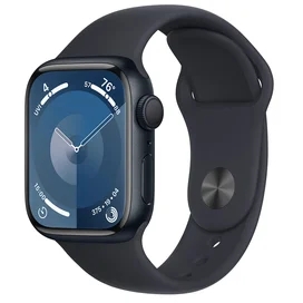 Смарт Часы Apple Watch Series 9, 41mm Midnight Aluminium Case with Midnight Sport Band - M/L (MR8X3) фото